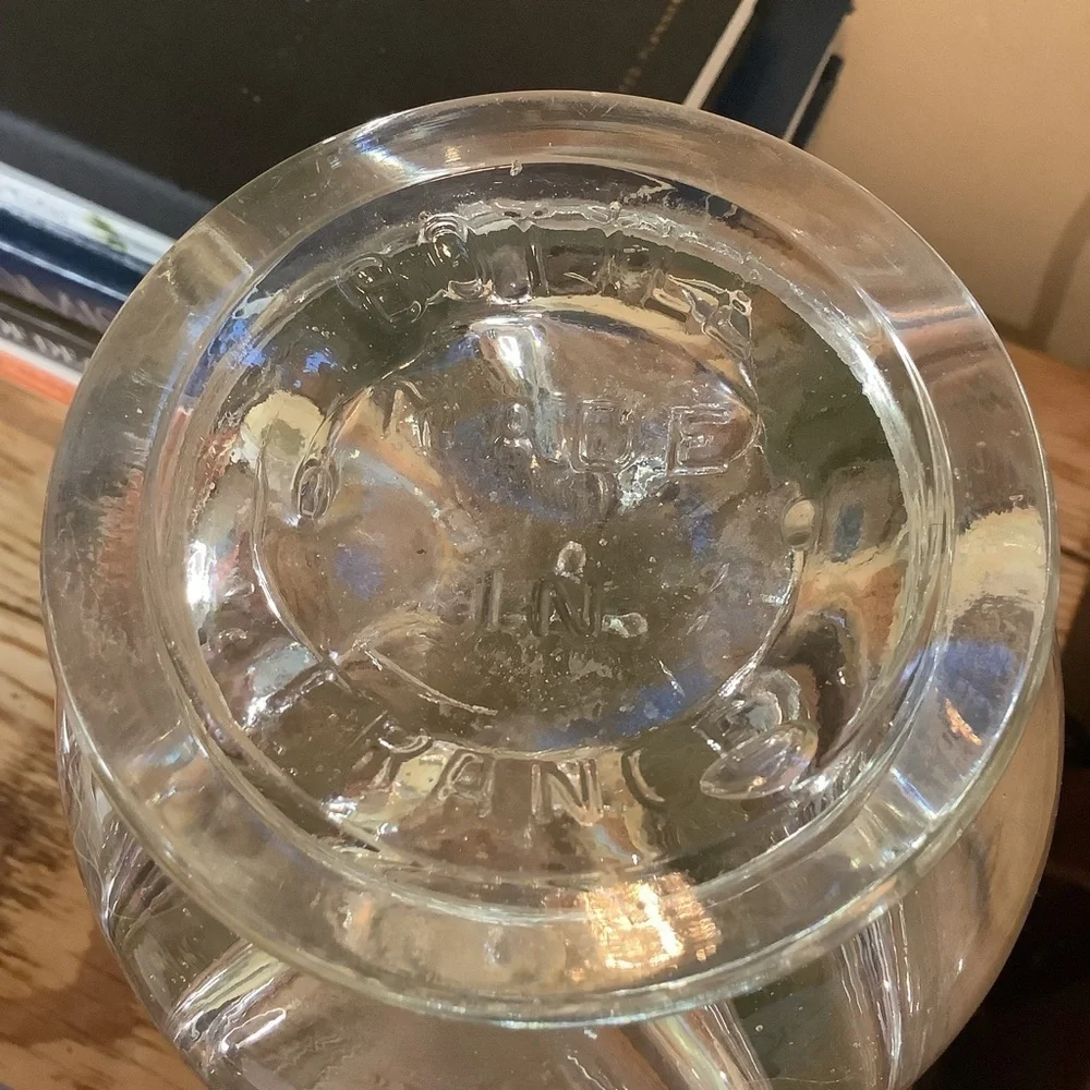 Antique Vintage Made In France Hand Blown 4 Chamber Liquor Decanter or Vase - Picture 6 of 8
